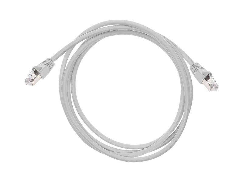 Monoprice Cat6A 7ft White Patch Cable Double Shielded (S/FTP) 26AWG 10G Pure Bare Copper Snagless RJ45 Fullboot Series Ethernet Cable - Image 4